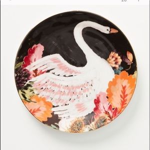 ❤️... Anthropologie Swan Plate